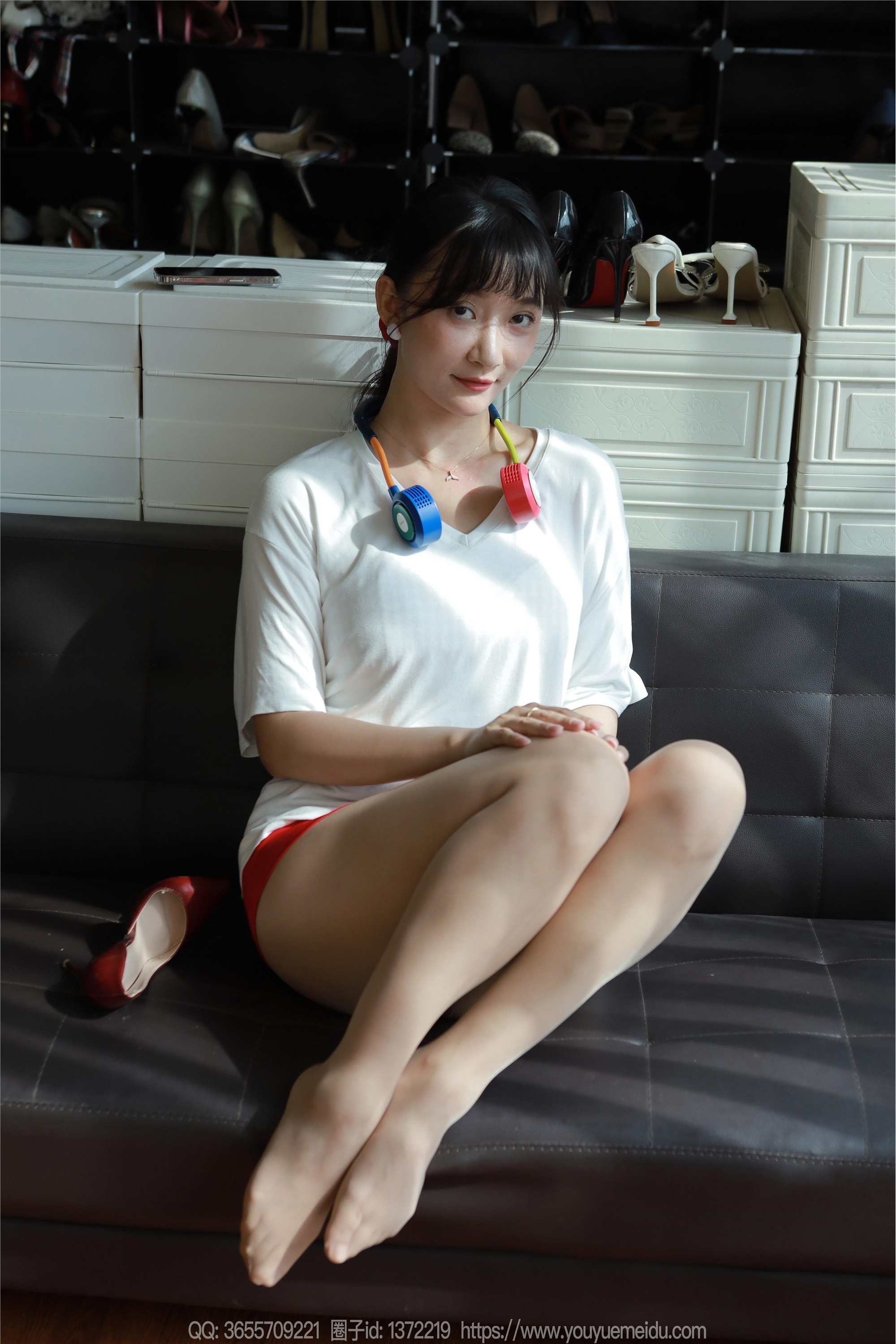 IESS异思趣向  2024.08.20 丝享家 1826 秋秋《白T红裙》